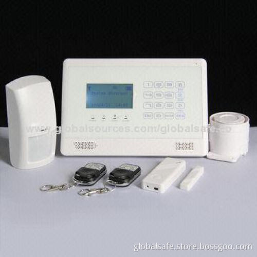Solar power supply, outdoor waterproof spot alarm system with LED flash/sound